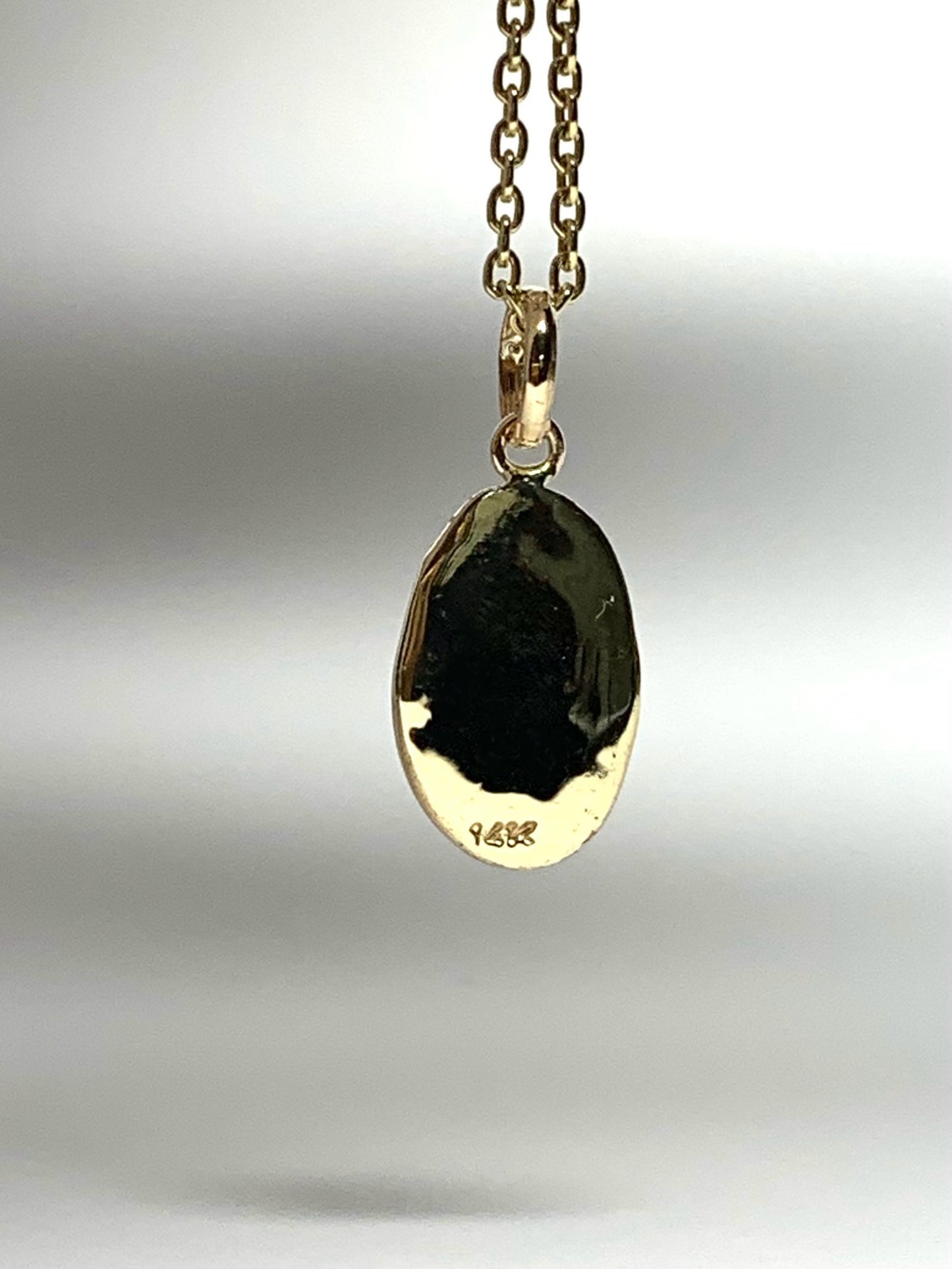 14K Solid Yellow Gold Nugget “Chili Pepper” Mini Pendant, Tiny Charm