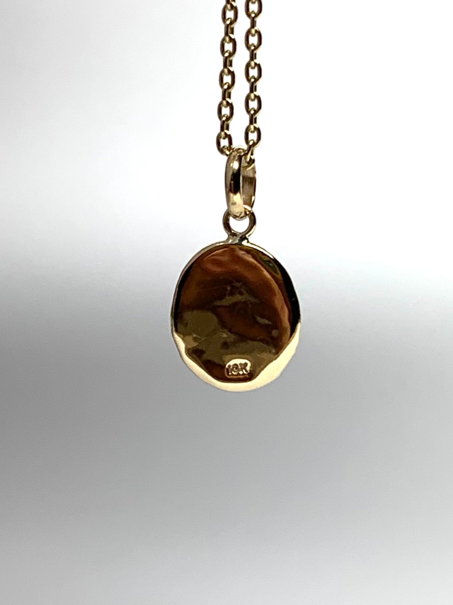 10k Solid Yellow Gold Nugget Mini Pendant “Cat”, Tiny Charm