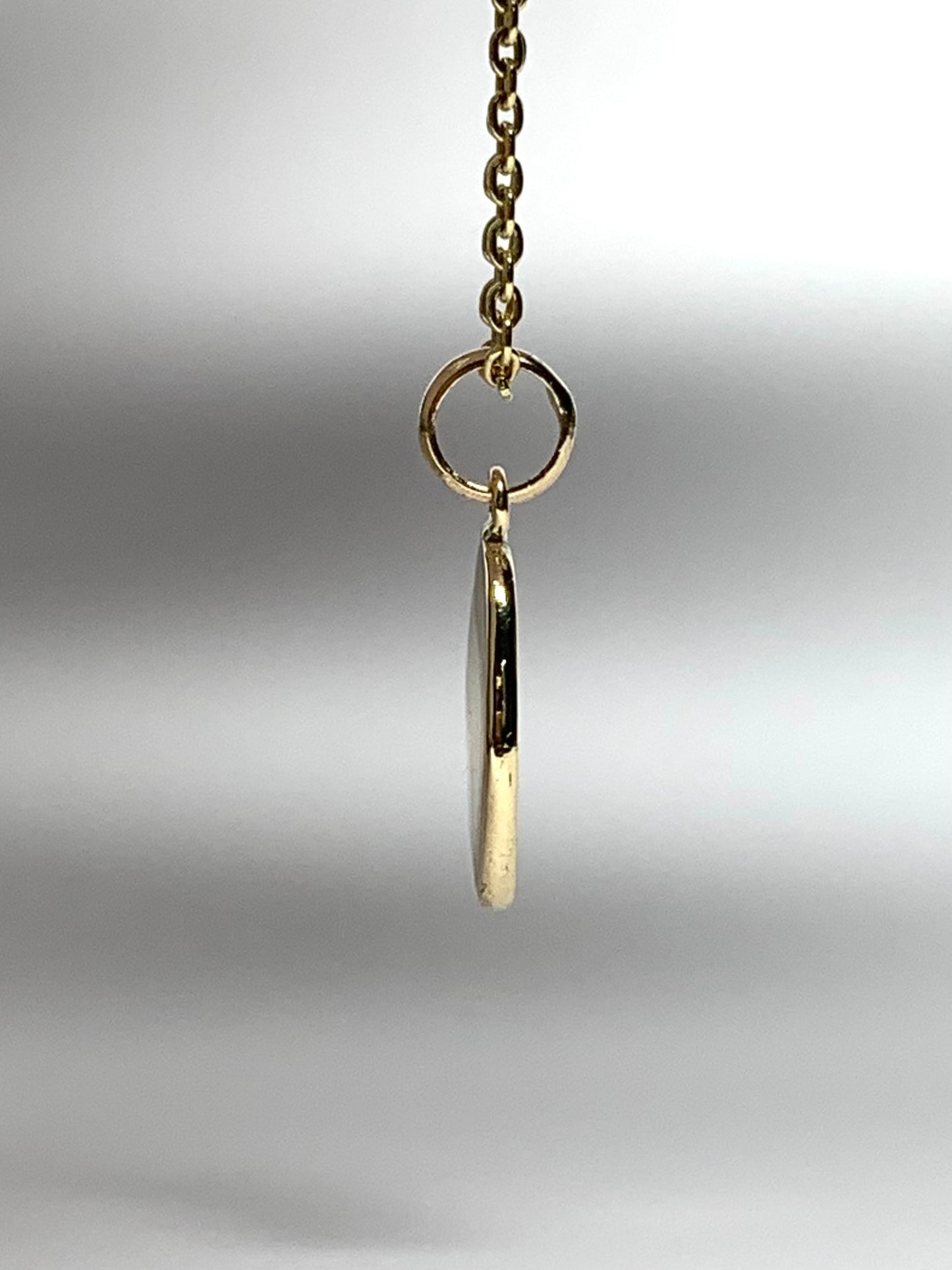 14K Solid Yellow Gold Nugget “Chili Pepper” Mini Pendant, Tiny Charm