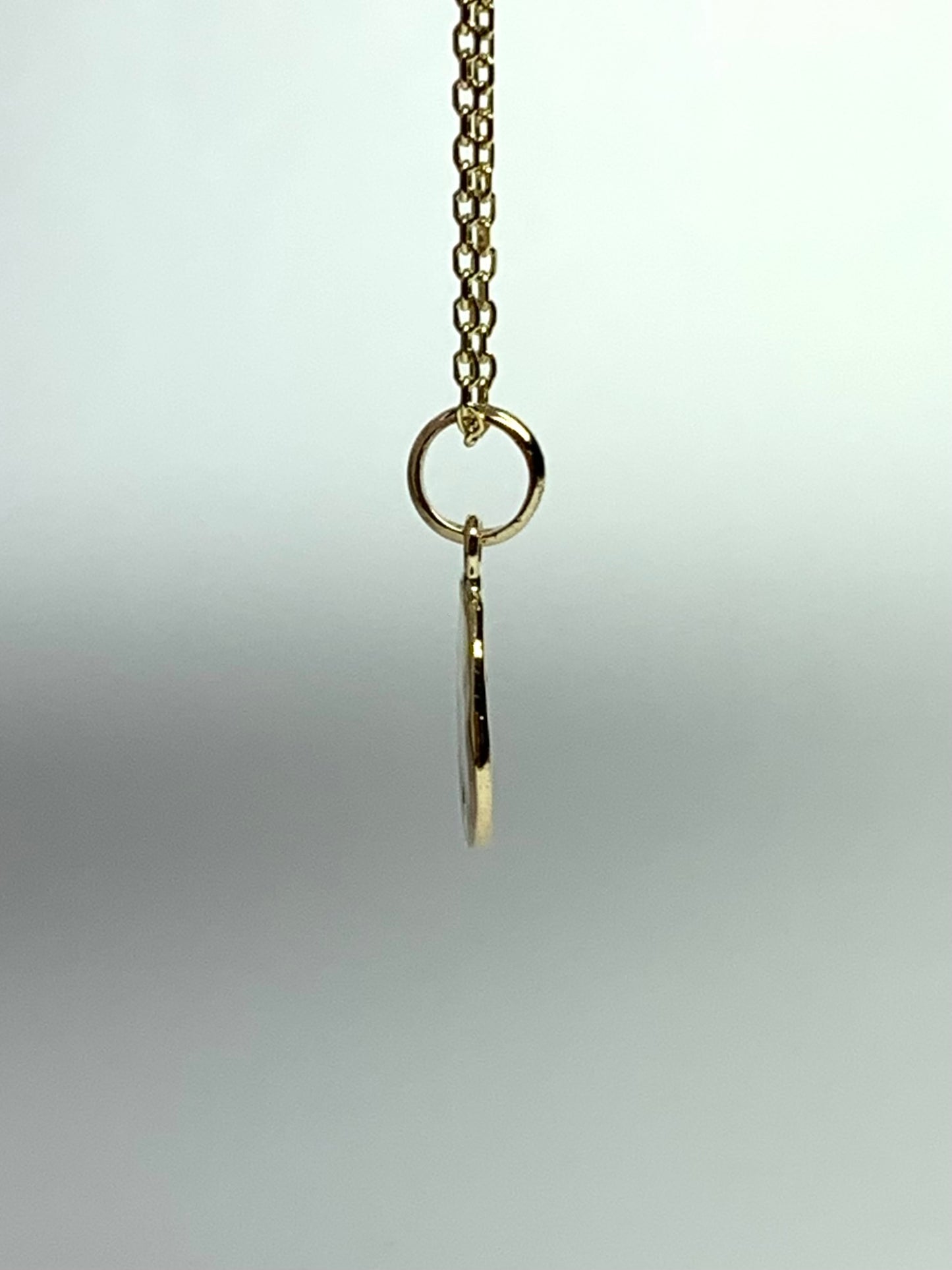 10k Solid Yellow Gold Nugget “Heart” Mini Pendant, Tiny Charm