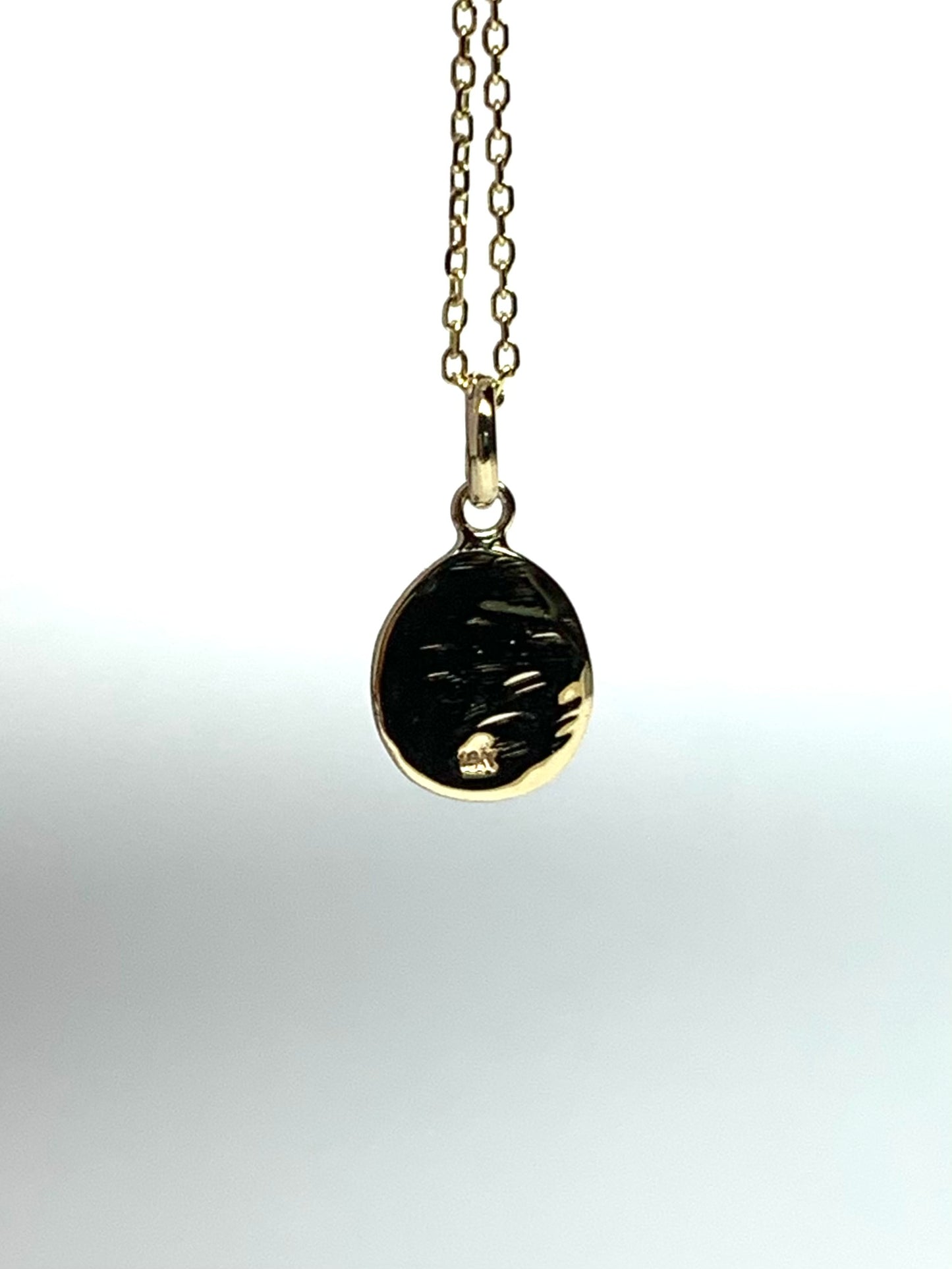 10k Solid Yellow Gold Nugget “Heart” Mini Pendant, Tiny Charm
