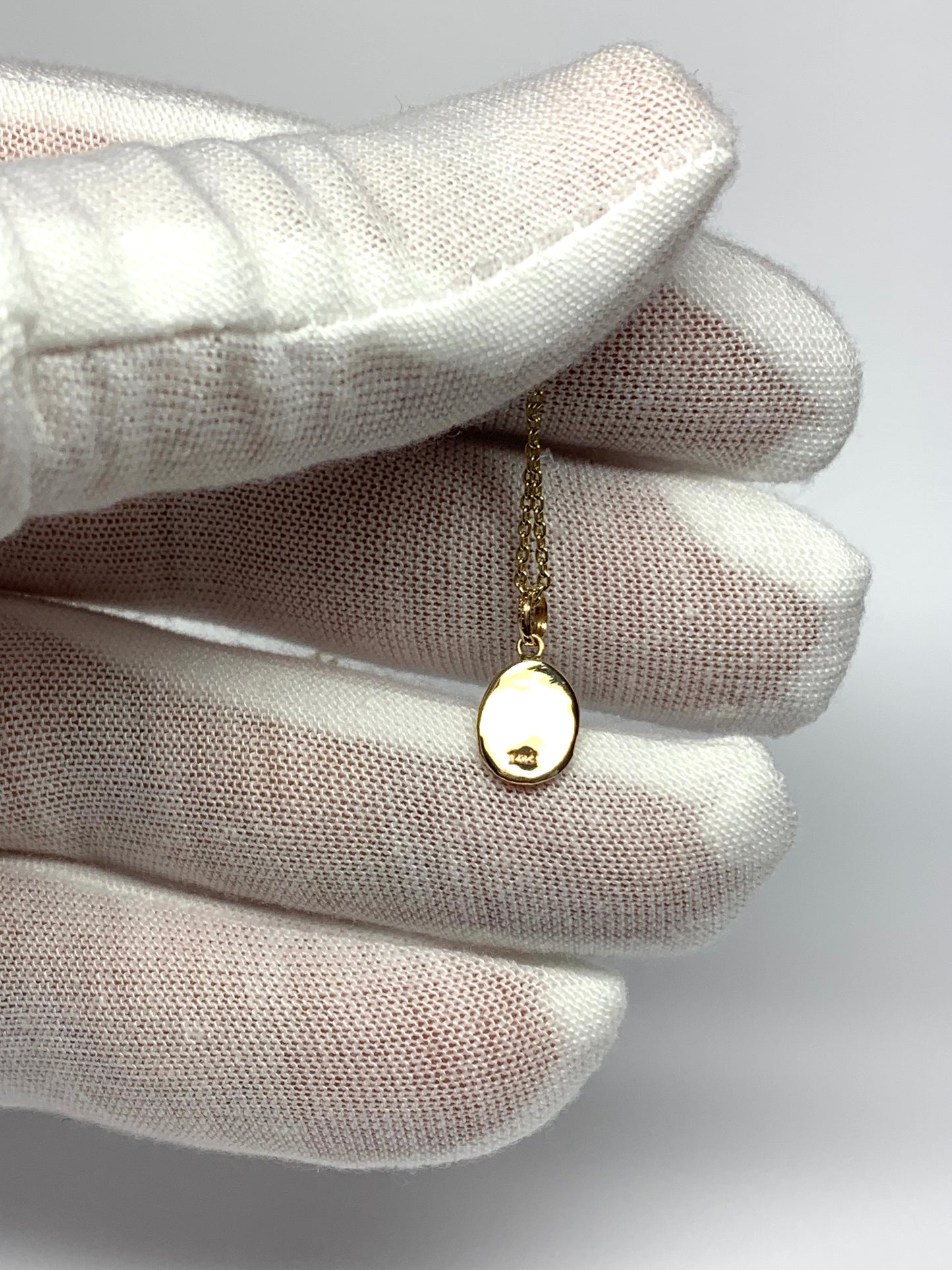 14K Solid Yellow Gold Nugget Mini Pendant, “Tree of Life”, Charm