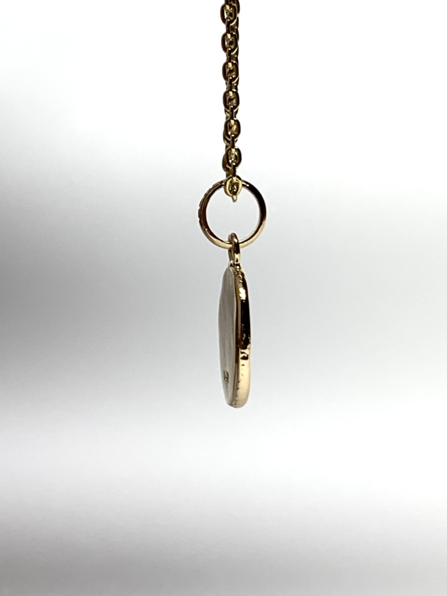 14k Solid Yellow Gold Nugget “Scorpio” Mini Pendant, Charm