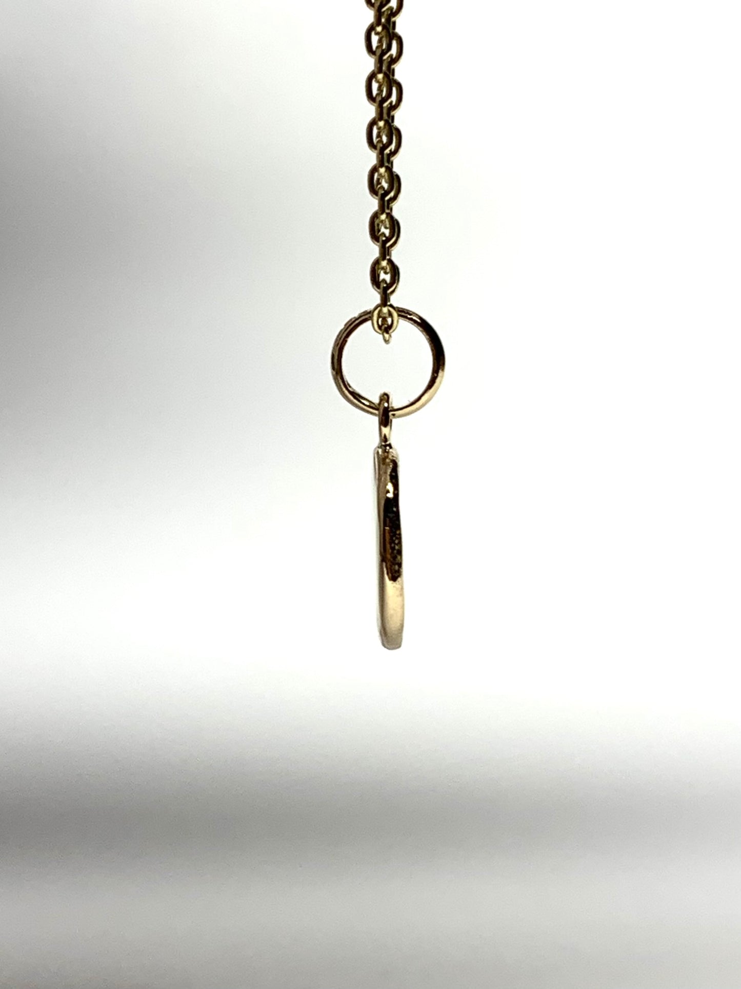 14k Solid Yellow Gold Nugget “Sagittarius” Mini Pendant, Charm