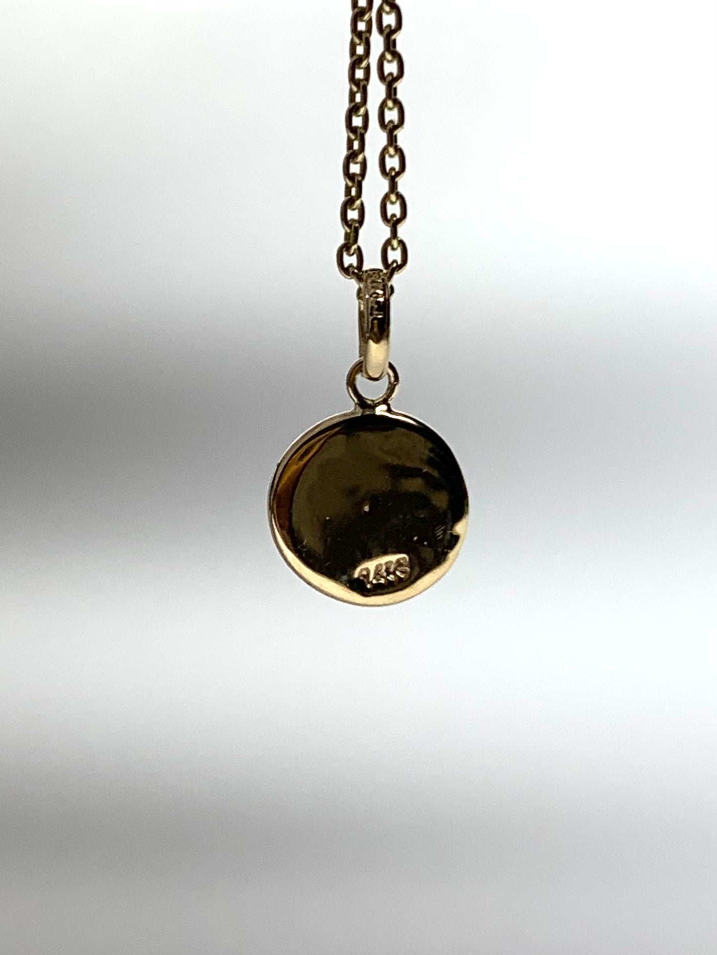 14k Solid Yellow Gold Nugget “Sagittarius” Mini Pendant, Charm