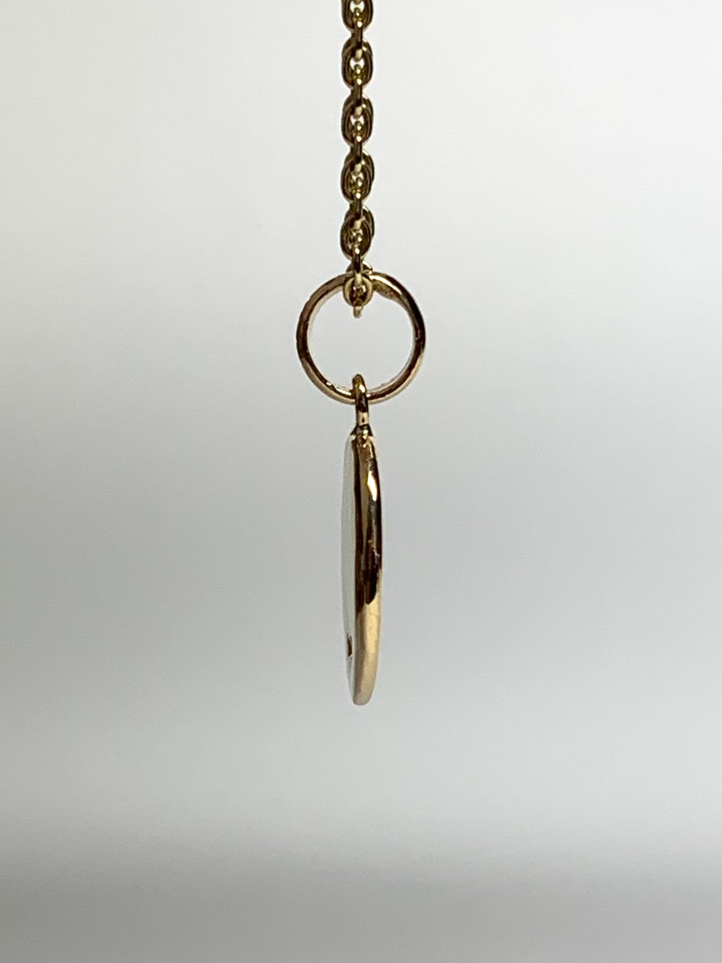 14K Solid Yellow Gold Nugget Mini Pendant, “Tree of Life”, Charm