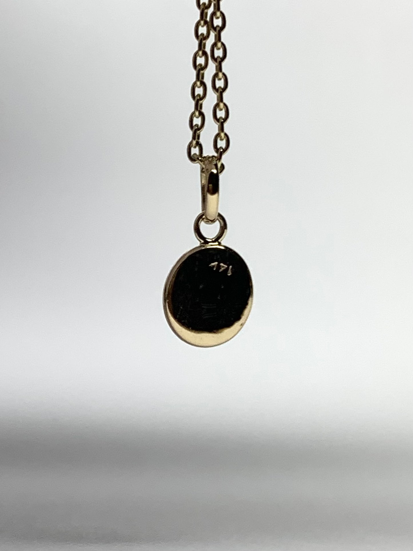 14K Solid Yellow Gold Nugget “Sun” Mini Pendant, Charm