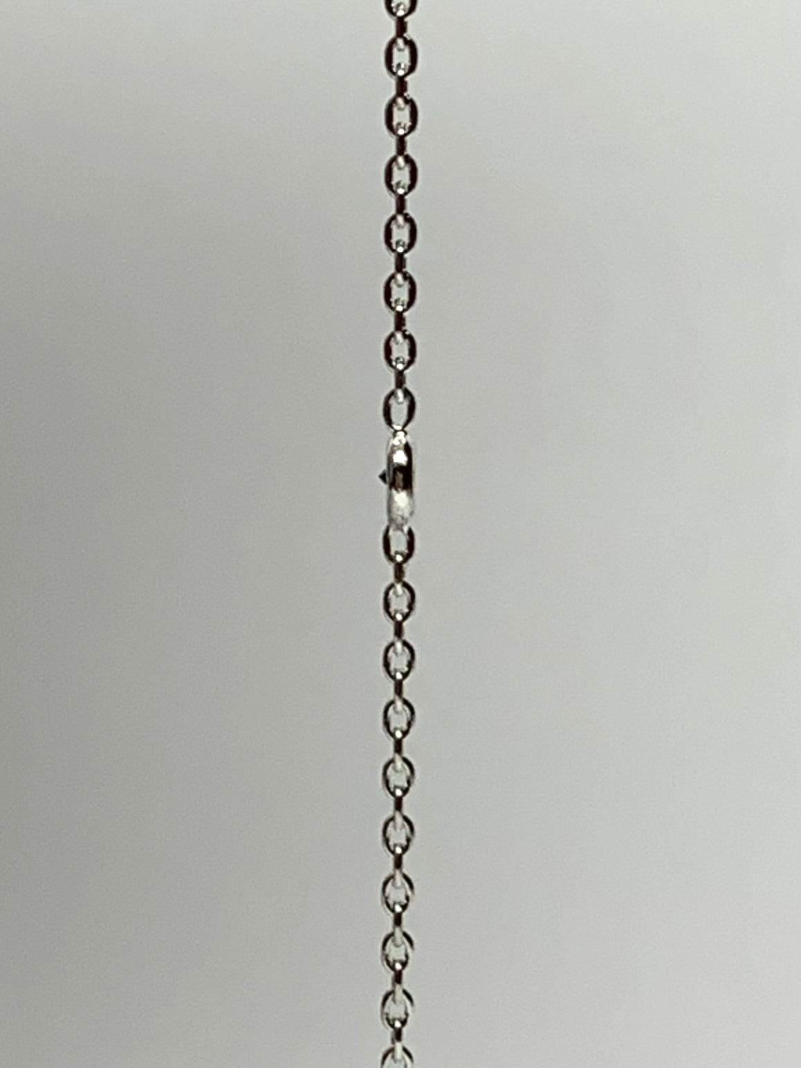 14k Solid White Gold, Genuine Blue Diamonds Station Bracelet